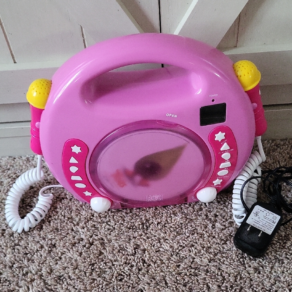 Pink Portable Audio Player